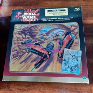 Star Wars Episode 1 Podrace Challenge Puzzle, 750 Pieces, Used